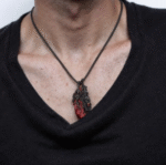 Crimson Wings Necklace - Image 4