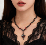 Thorned Rose Necklace – Gothic Vampire Elegance - Image 4