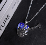 Starry Electric Guitar Pendant – Punk Rock Music Necklace - Image 3